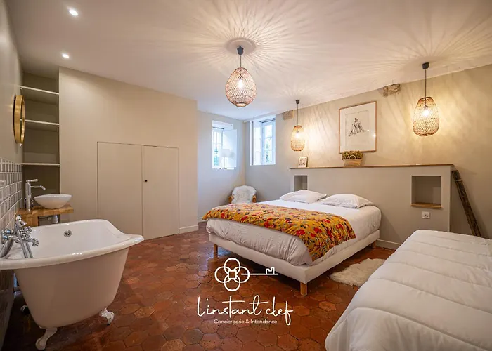 Manoir D'exception - 20 Personnes - Piscine, Baby-foot & Tapis De Course Prázdninový dům